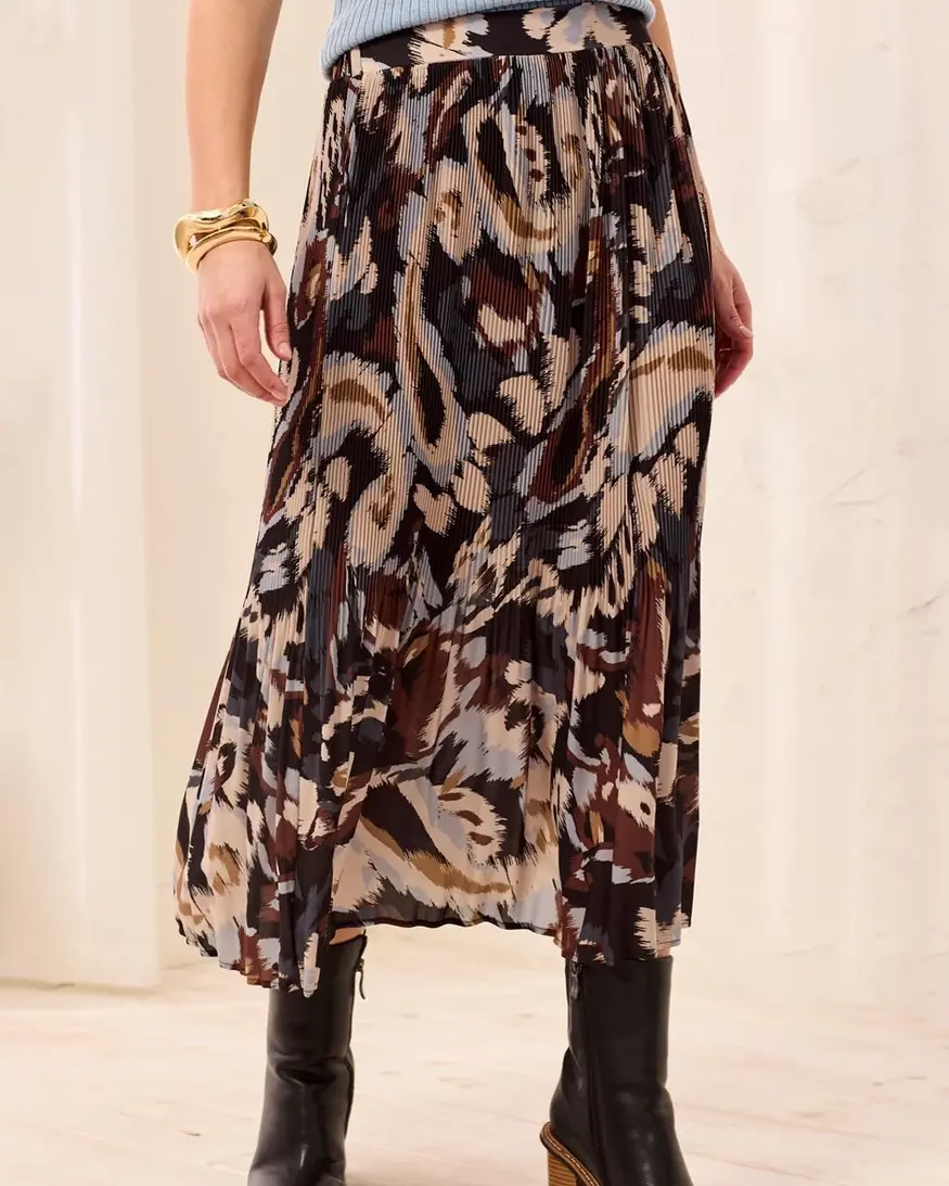 Tribal Caliste Plisse Skirt