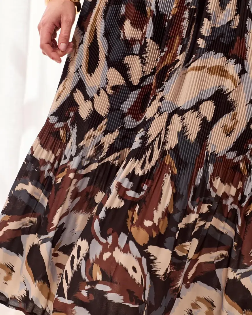 Tribal Caliste Plisse Skirt