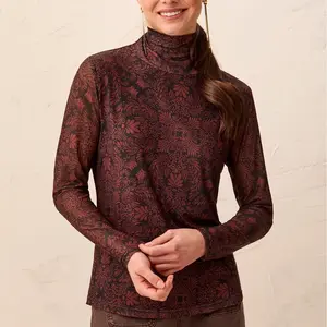 Tribal Chasity Mesh Turtleneck
