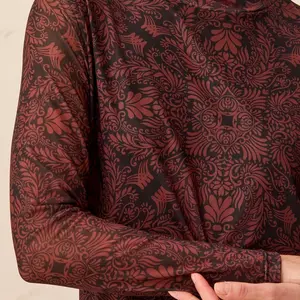 Tribal Chasity Mesh Turtleneck