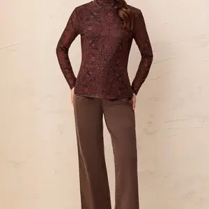 Tribal Chasity Mesh Turtleneck