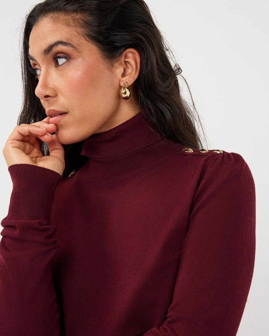 Esqualo Koen Button Shoulder Knit