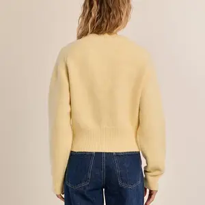 Molly Bracken Gwen Ribbed Crop Sweater