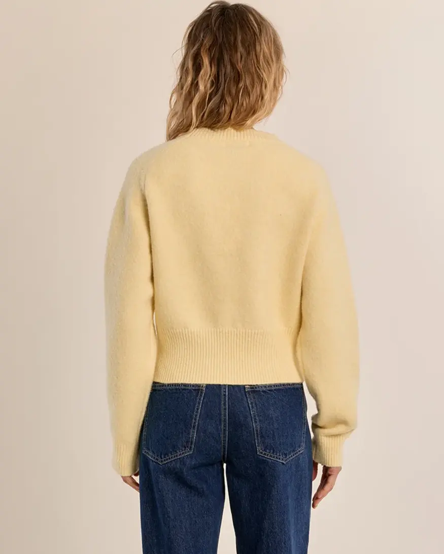 Molly Bracken Gwen Ribbed Crop Sweater