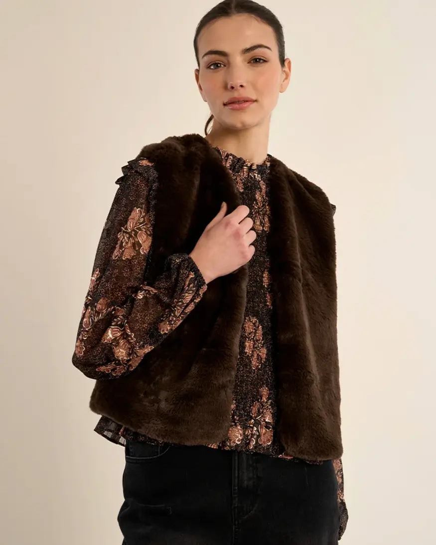 Molly Bracken Glory Fur Vest