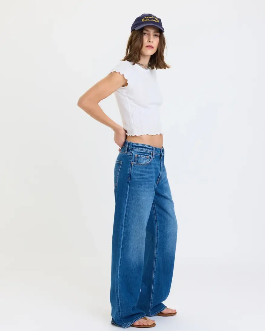DAZE 2K Mid Rise Relaxed Baggy