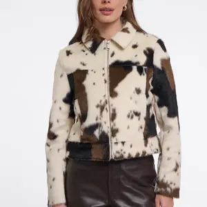 Rino & Pelle Touka Cow Print Jkt