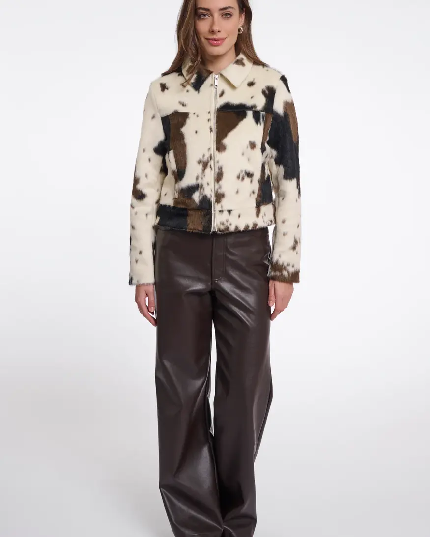 Rino & Pelle Touka Cow Print Jkt