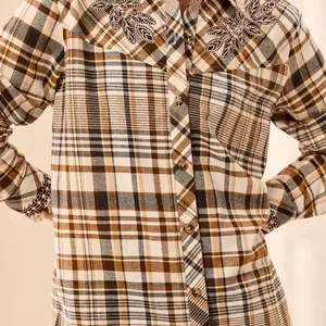 Tribal Canan Plaid Shirt