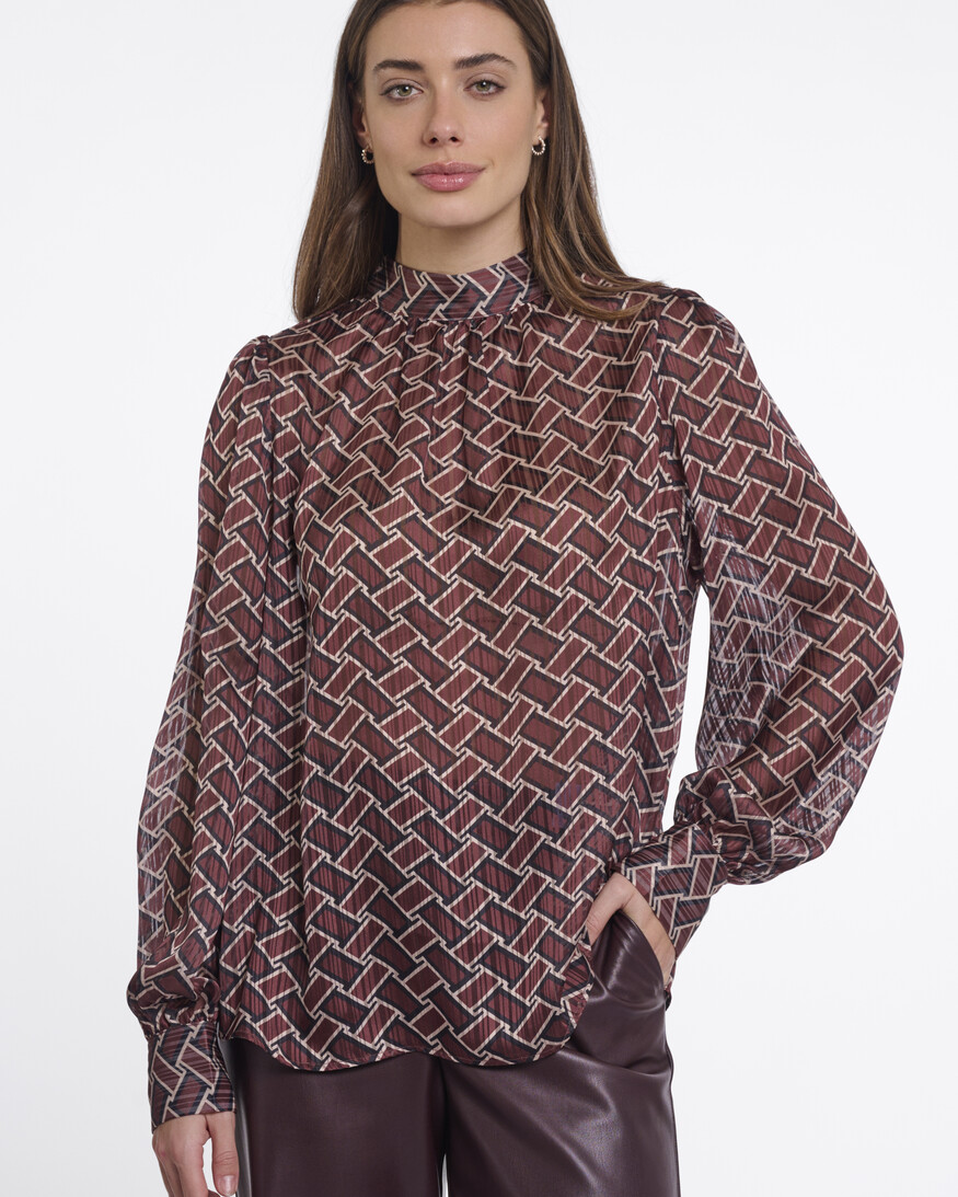 Rino & Pelle Marilyn Puff Sleeve Blouse