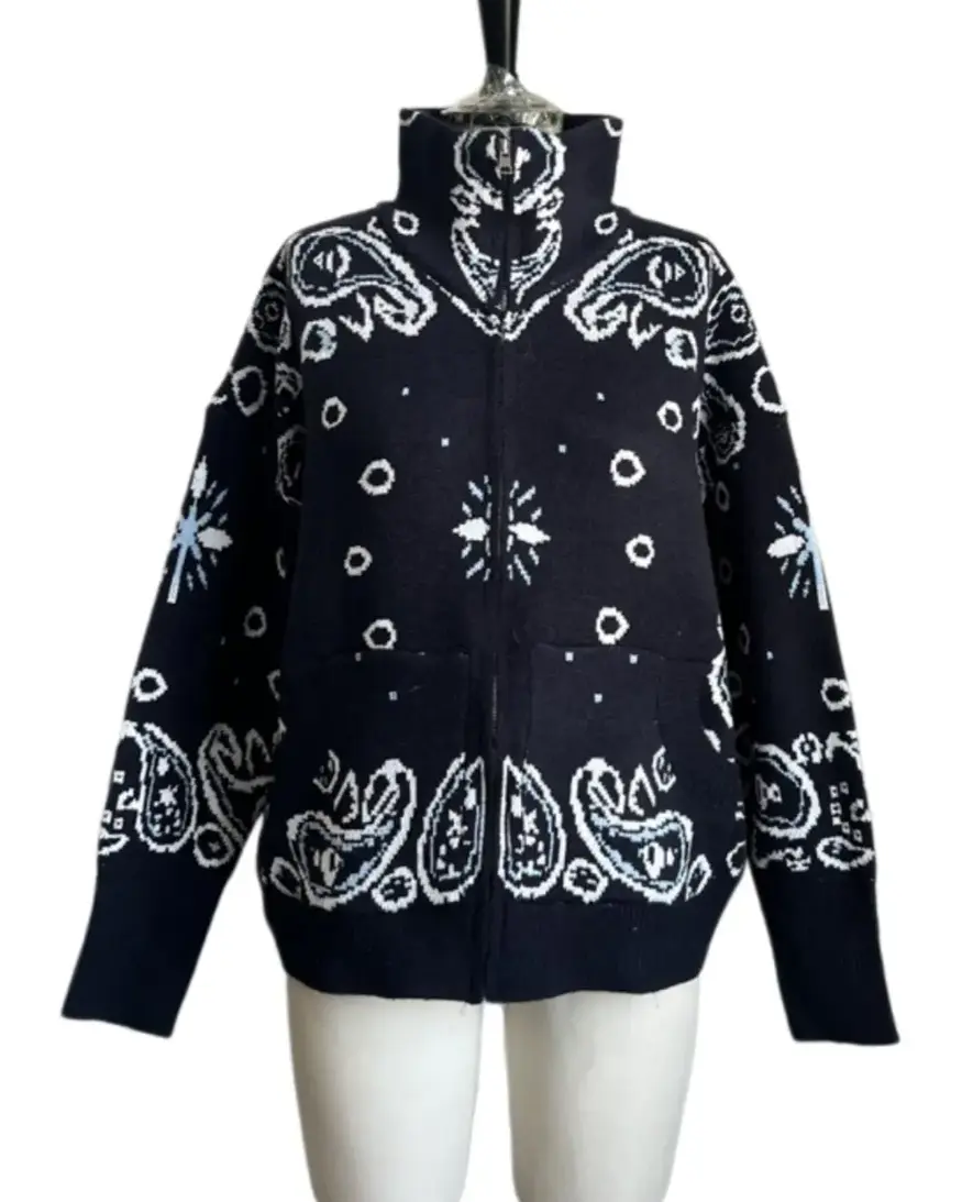 Paisley Zip-Up