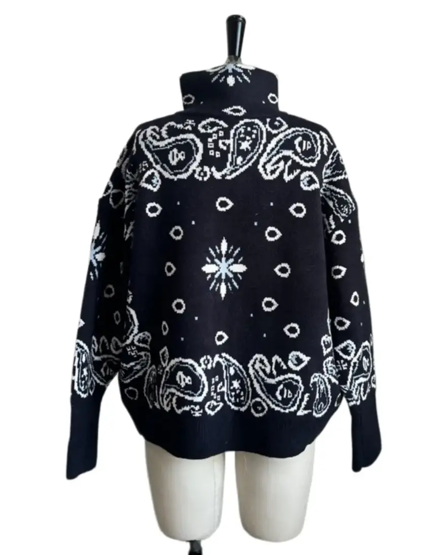 Paisley Zip-Up
