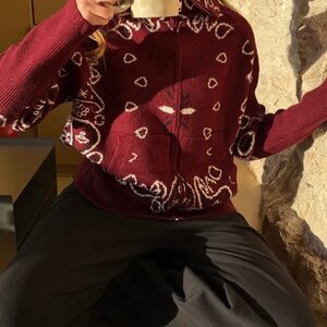 Paisley Zip-Up