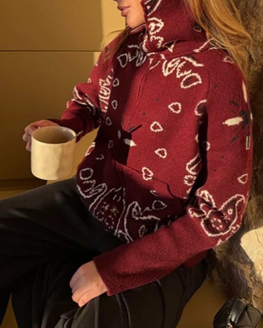 Paisley Zip-Up