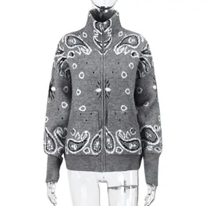 Paisley Zip-Up
