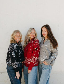 Paisley Zip-Up