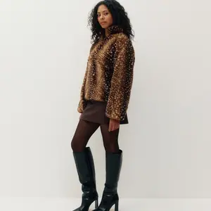 Kuwalla Tachette Faux Fur 1/2 Zip