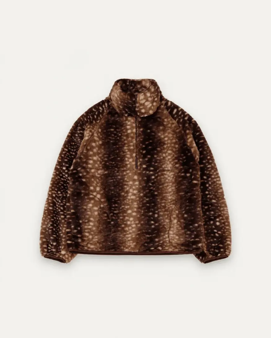 Kuwalla Tachette Faux Fur 1/2 Zip