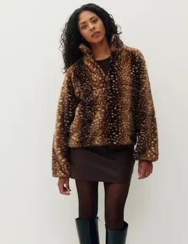 Kuwalla Tachette Faux Fur 1/2 Zip
