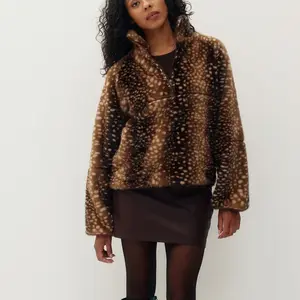 Kuwalla Tachette Faux Fur 1/2 Zip