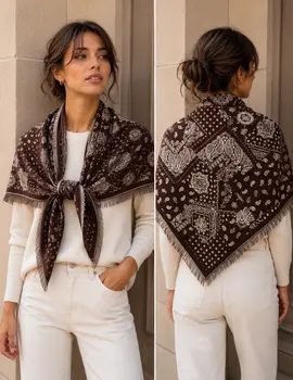 Paisley Triangle Scarf