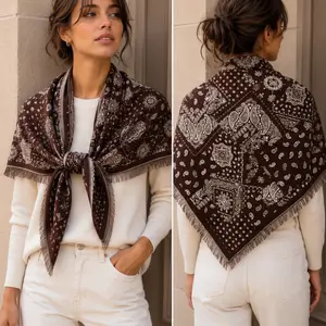 Paisley Triangle Scarf