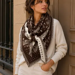 Paisley Triangle Scarf
