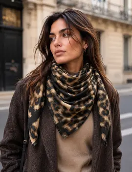 Leopard Print Scarf