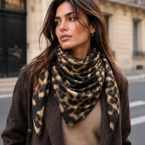 Leopard Print Scarf