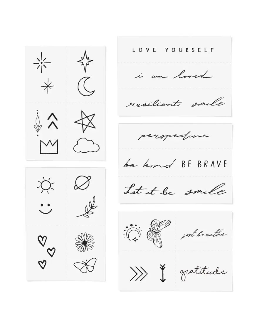 Inked By Dani Forever Favorites Temp Tattoo Pack