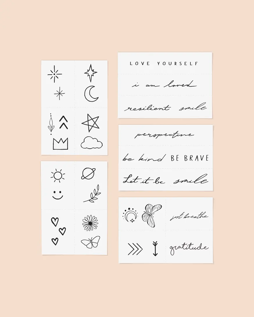 Inked By Dani Forever Favorites Temp Tattoo Pack