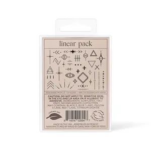 Inked By Dani Linear Temp Tattoo Pack