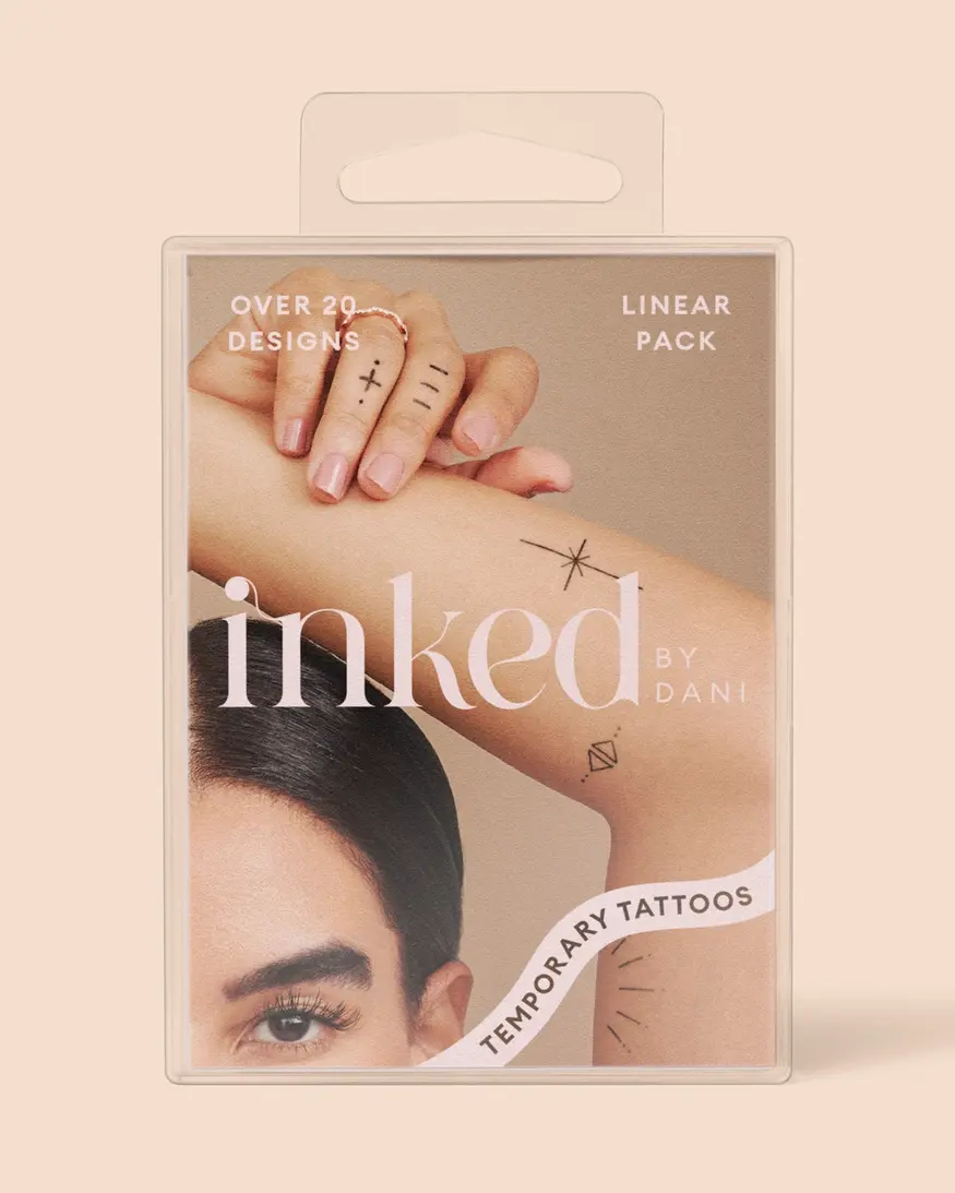 Inked By Dani Linear Temp Tattoo Pack
