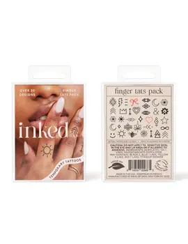Inked By Dani Finger Tats Temp Tattoo Pack