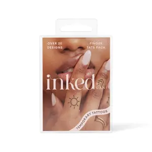 Inked By Dani Finger Tats Temp Tattoo Pack