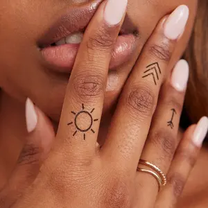 Inked By Dani Finger Tats Temp Tattoo Pack