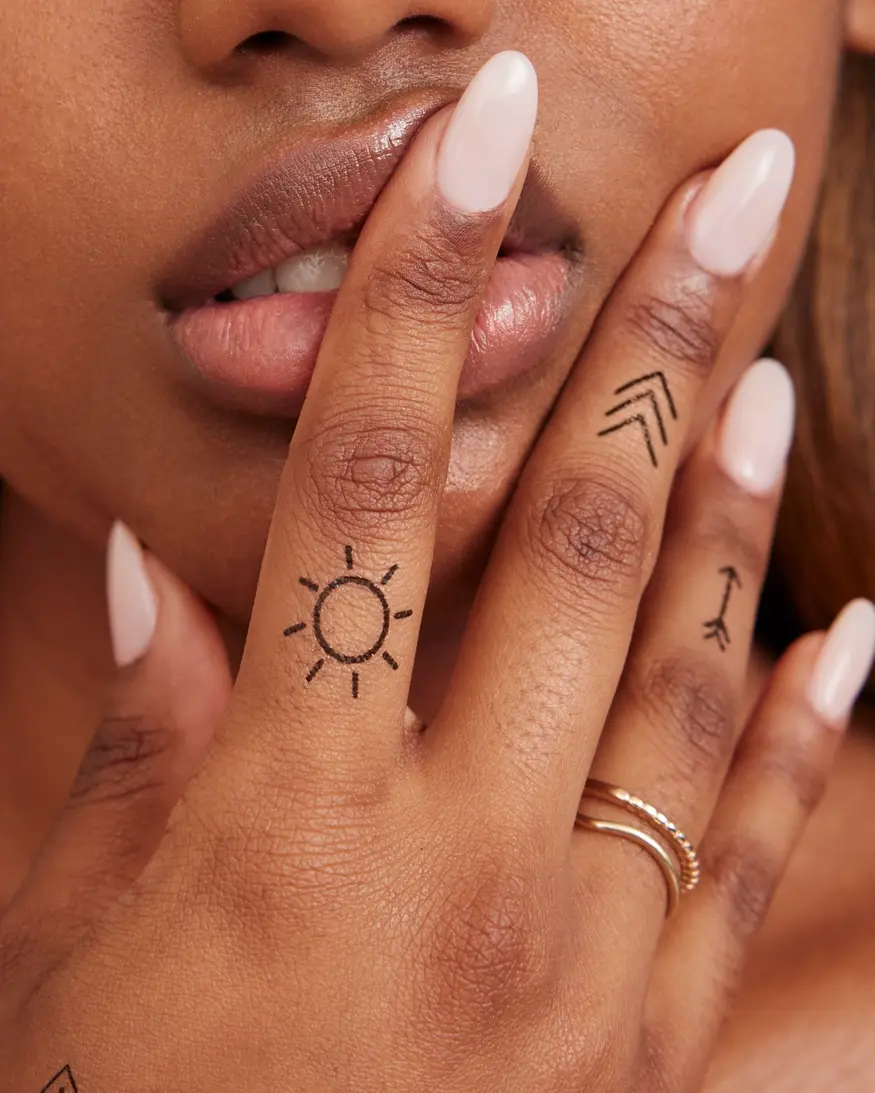 Inked By Dani Finger Tats Temp Tattoo Pack