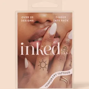 Inked By Dani Finger Tats Temp Tattoo Pack