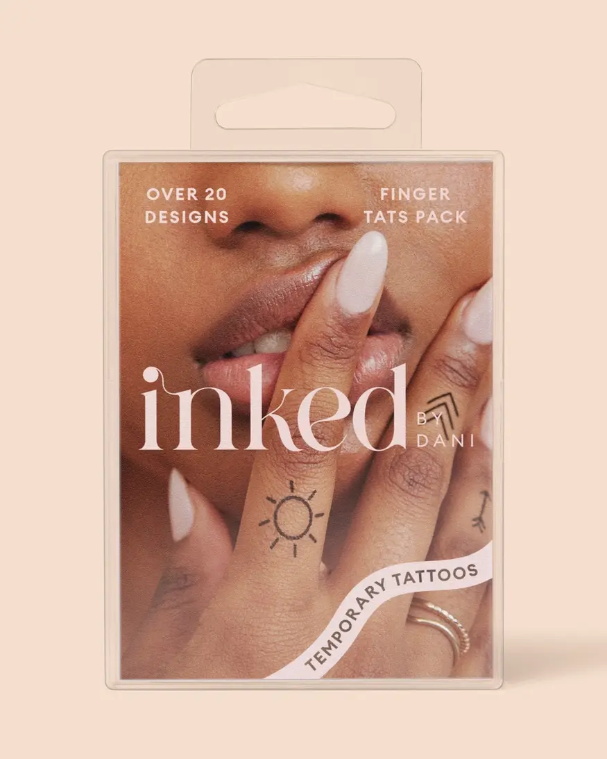 Inked By Dani Finger Tats Temp Tattoo Pack