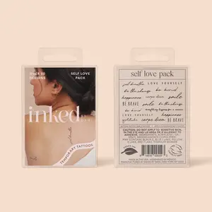 Inked By Dani Self Love Temp Tattoo Pack