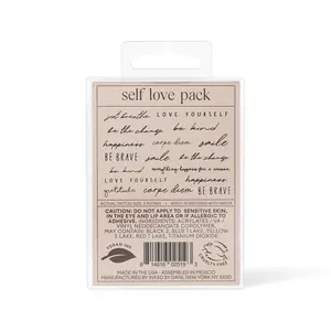 Inked By Dani Self Love Temp Tattoo Pack