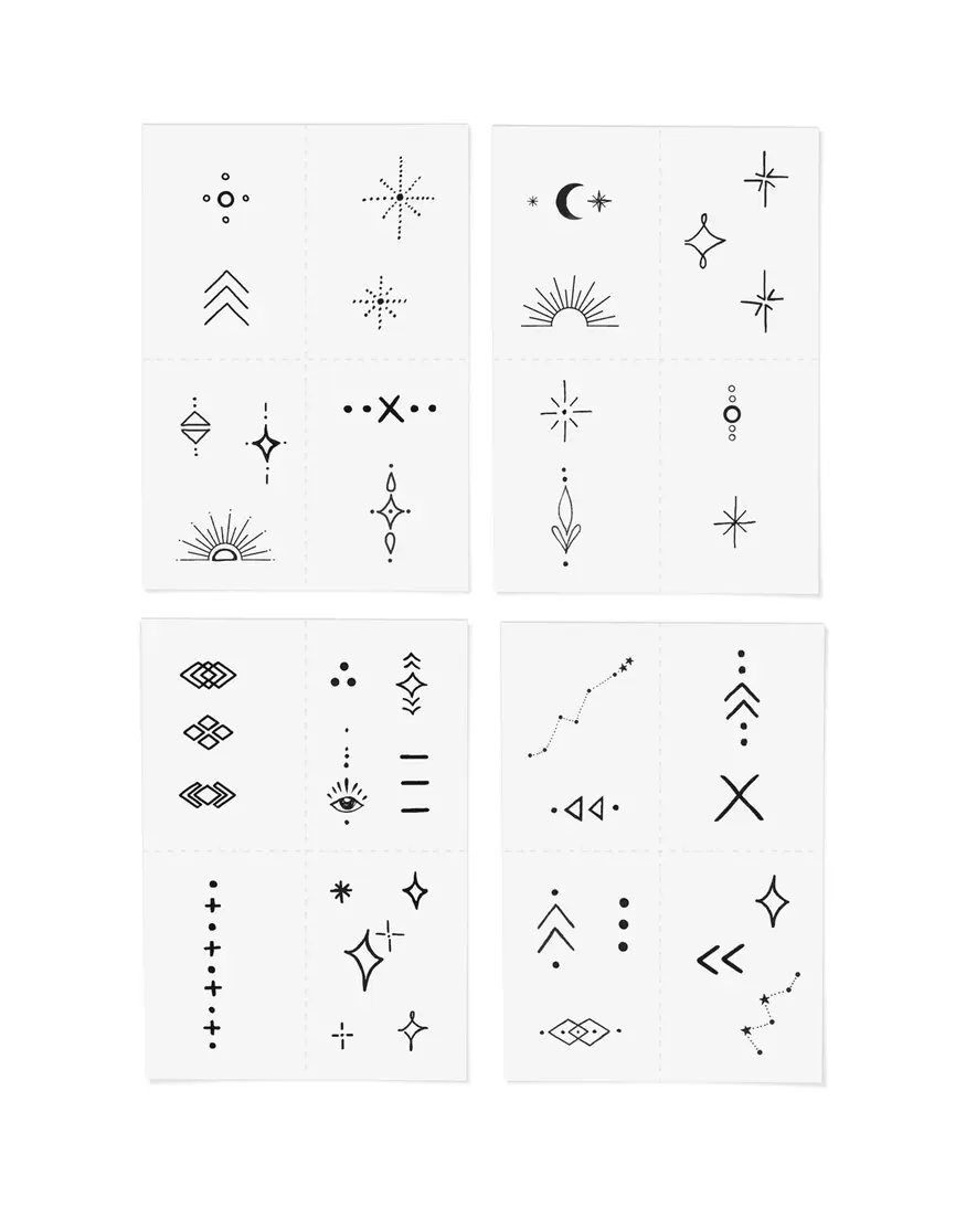Inked By Dani Celestial Temp Tattoo Pack