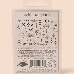 Inked By Dani Celestial Temp Tattoo Pack