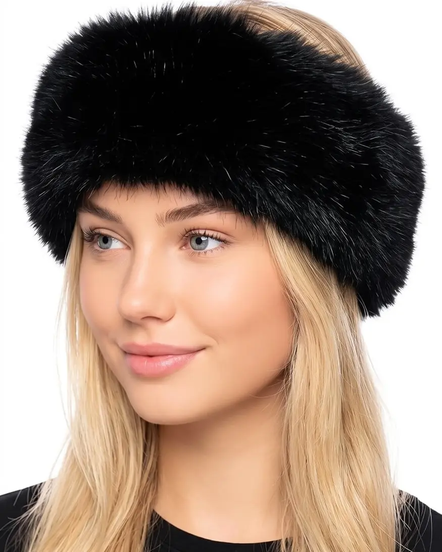 Faux Fur Lined headband
