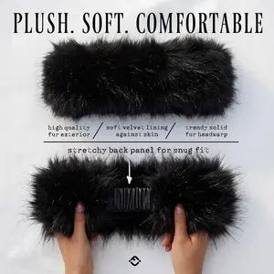 Faux Fur Lined headband