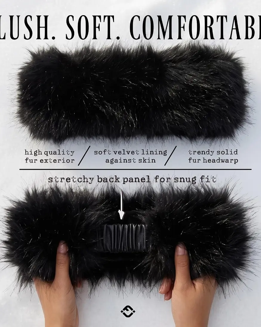 Faux Fur Lined headband