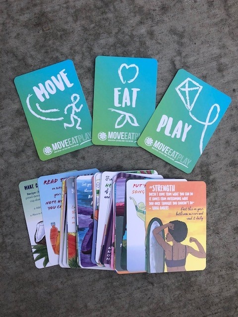 Move Eat Play MOVE, EAT, PLAY Inspirational Activity Cards Move Eat Play MOVE, EAT, PLAY Inspirational Activity Cards
