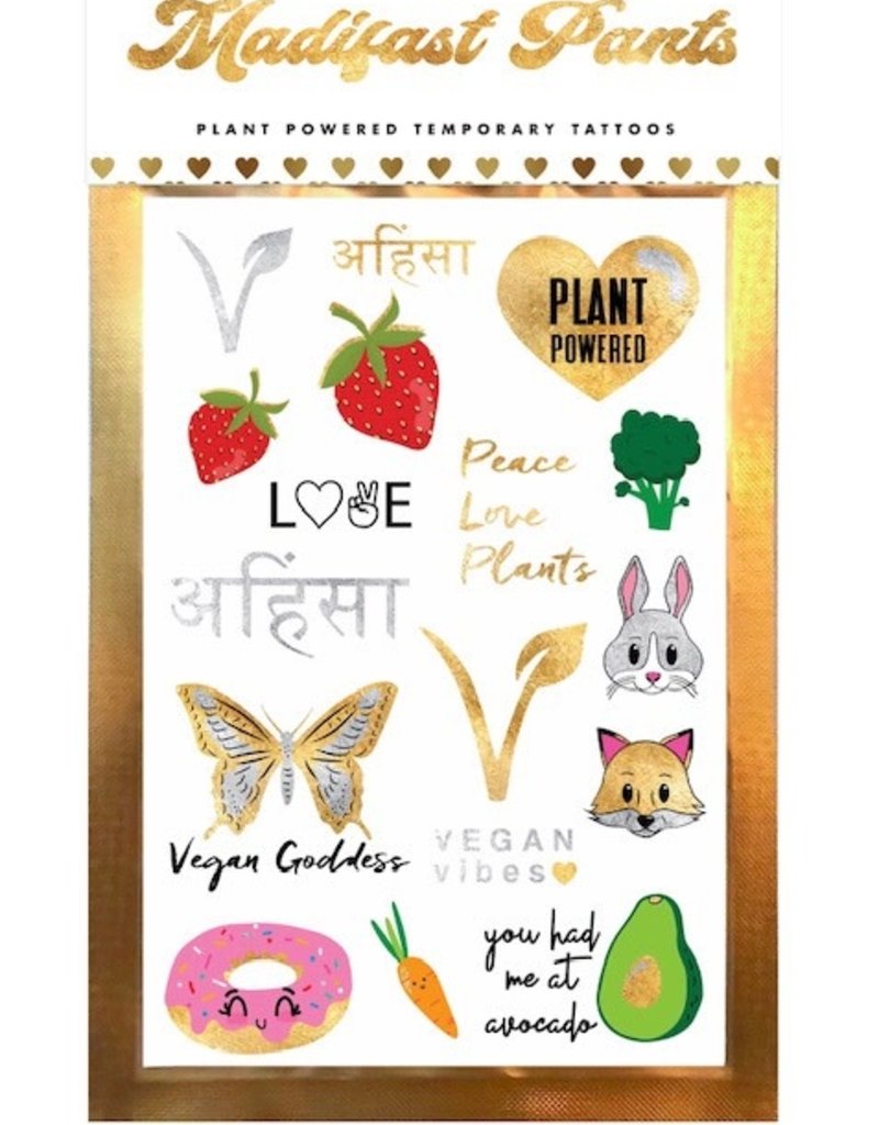 Tri It Multisport Madifast Pants Plant Powered Temporary Tattoos