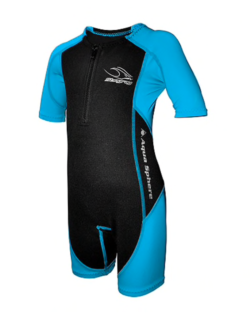 Aquasphere Aquasphere Stingray Kids Shortie Suit (blue/black, size 2)