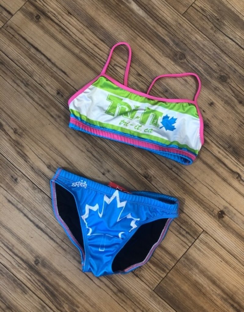 TRI IT Tri it two-piece bathing suit